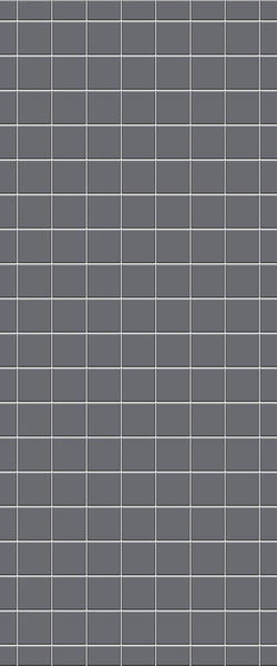 Grey Checkerboard Acrylic Shower Wall Panel 2440mm x 1220mm (3mm Thick) - CladdTech