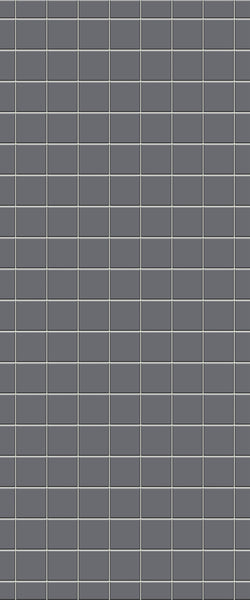 Grey Checkerboard Acrylic Shower Wall Panel 2440mm x 1220mm (3mm Thick) - CladdTech