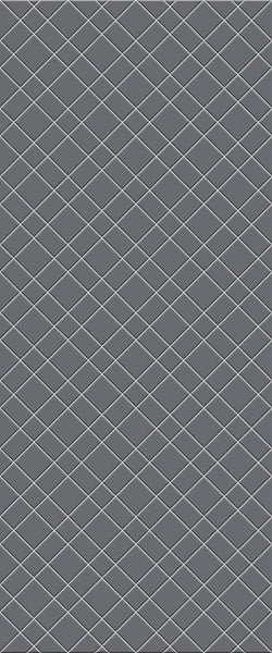 Grey Basket Weave Acrylic Shower Wall Panel 2440mm x 1220mm (3mm Thick) - CladdTech