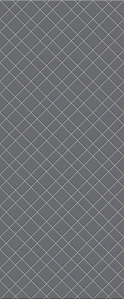 Grey Basket Weave Acrylic Shower Wall Panel 2440mm x 1220mm (3mm Thick) - CladdTech