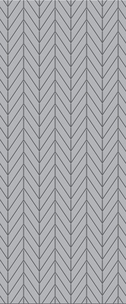 Grey Chevron Acrylic Shower Wall Panel 2440mm x 1220mm (3mm Thick) - CladdTech