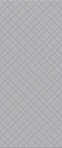 Grey Basket Weave Acrylic Shower Wall Panel 2440mm x 1220mm (3mm Thick) - CladdTech