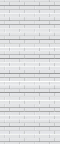 Grey Brickslips Acrylic Shower Wall Panel 2440mm x 1220mm (3mm Thick)