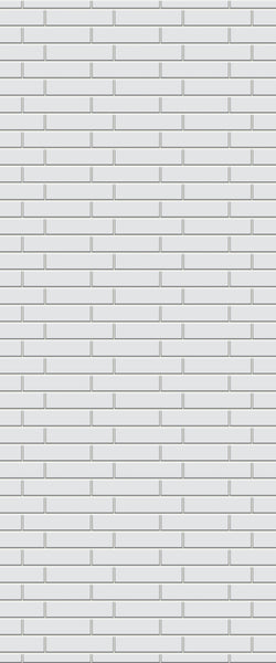 Grey Brickslips Acrylic Shower Wall Panel 2440mm x 1220mm (3mm Thick)