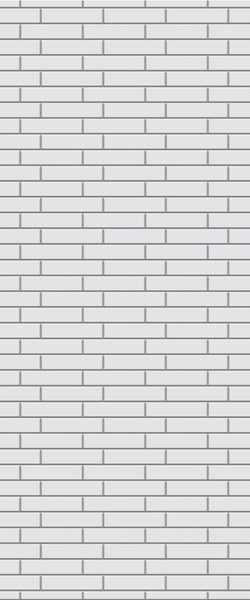 Grey Brickslips Acrylic Shower Wall Panel 2440mm x 1220mm (3mm Thick)