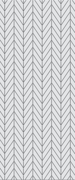 Grey Chevron Acrylic Shower Wall Panel 2440mm x 1220mm (3mm Thick) - CladdTech