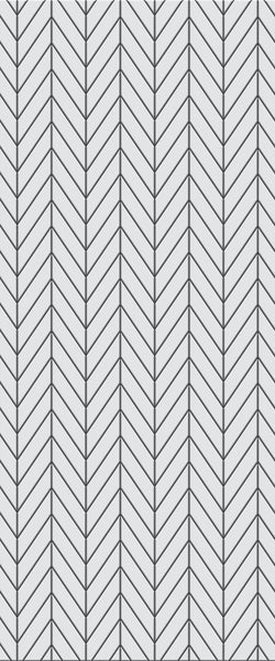Grey Chevron Acrylic Shower Wall Panel 2440mm x 1220mm (3mm Thick) - CladdTech