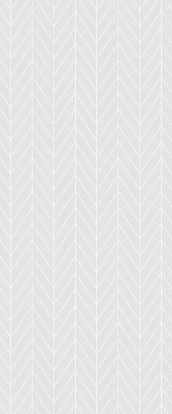 Grey Chevron Acrylic Shower Wall Panel 2440mm x 1220mm (3mm Thick) - CladdTech