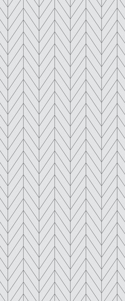 Grey Chevron Acrylic Shower Wall Panel 2440mm x 1220mm (3mm Thick) - CladdTech