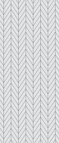 Grey Chevron Acrylic Shower Wall Panel 2440mm x 1220mm (3mm Thick) - CladdTech