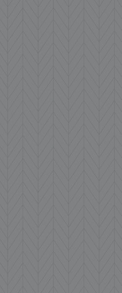 Grey Chevron Acrylic Shower Wall Panel 2440mm x 1220mm (3mm Thick) - CladdTech