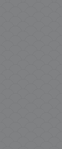 Grey Fishscales Acrylic Shower Wall Panel 2440mm x 1220mm (3mm Thick) - CladdTech