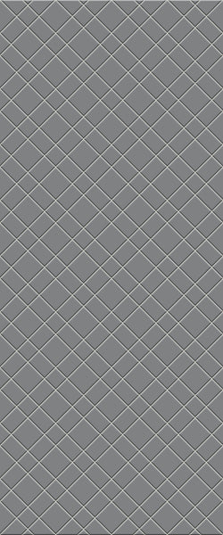 Grey Basket Weave Acrylic Shower Wall Panel 2440mm x 1220mm (3mm Thick) - CladdTech