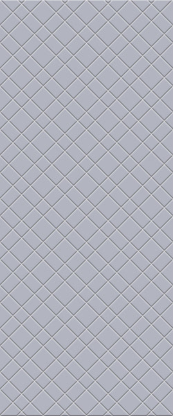 Grey Basket Weave Acrylic Shower Wall Panel 2440mm x 1220mm (3mm Thick) - CladdTech
