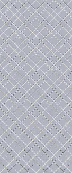Grey Basket Weave Acrylic Shower Wall Panel 2440mm x 1220mm (3mm Thick) - CladdTech