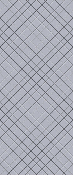 Grey Basket Weave Acrylic Shower Wall Panel 2440mm x 1220mm (3mm Thick) - CladdTech