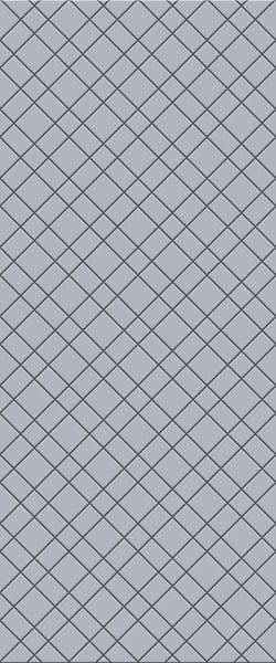 Grey Basket Weave Acrylic Shower Wall Panel 2440mm x 1220mm (3mm Thick) - CladdTech