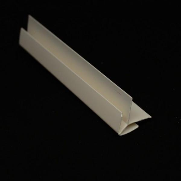 External Corner Trim in White Finish for Cladding Wall Panels 2.6m Long - Claddtech