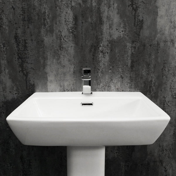 Grey Metallic Retro Large 10mm Thick Bathroom Wall PVC Cladding Panels - Claddtech