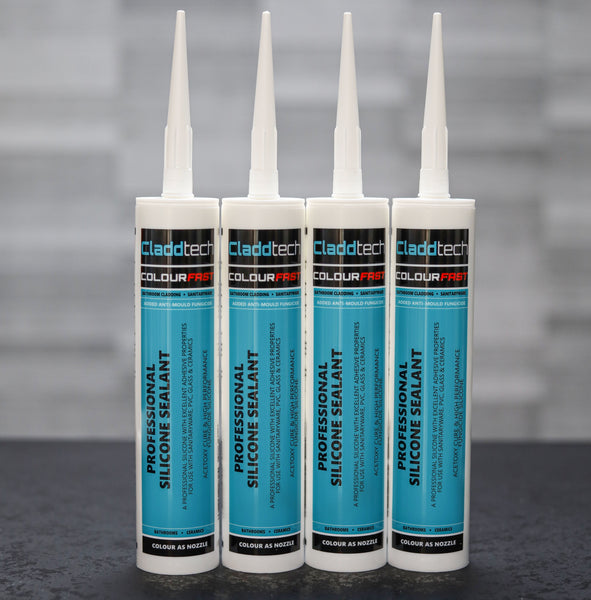 Clear Silicone Sealant Combined Adhesive for Cladding Panel Installations - Claddtech