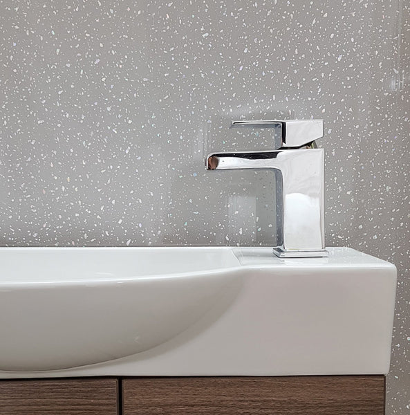 Grey Sparkle 5mm PVC Panels For Walls - Claddtech