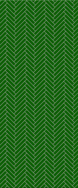 Green Single Herringbone Tile Acrylic Shower Wall Panel 2440mm x 1220mm (3mm Thick) - CladdTech