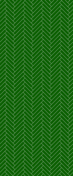 Green Single Herringbone Tile Acrylic Shower Wall Panel 2440mm x 1220mm (3mm Thick) - CladdTech