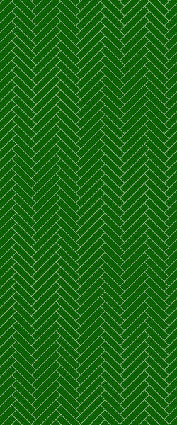 Green Single Herringbone Tile Acrylic Shower Wall Panel 2440mm x 1220mm (3mm Thick) - CladdTech