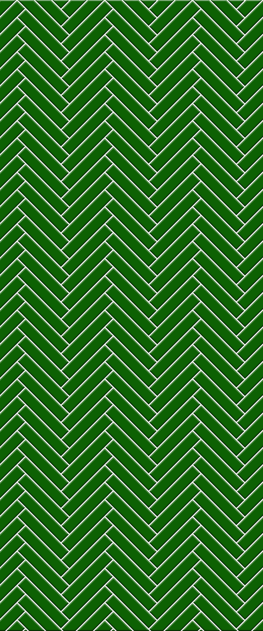 Sample of Green Double Herringbone Tile Acrylic Shower Wall Panel 2440mm x 1220mm