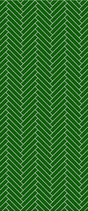 Sample of Green Double Herringbone Tile Acrylic Shower Wall Panel 2440mm x 1220mm