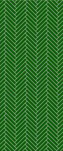 Green Double Herringbone Tile Acrylic Shower Wall Panel 2440mm x 1220mm (3mm Thick)