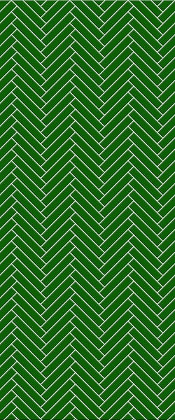 Sample of Green Double Herringbone Tile Acrylic Shower Wall Panel 2440mm x 1220mm