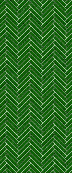 Green Double Herringbone Tile Acrylic Shower Wall Panel 2440mm x 1220mm (3mm Thick)