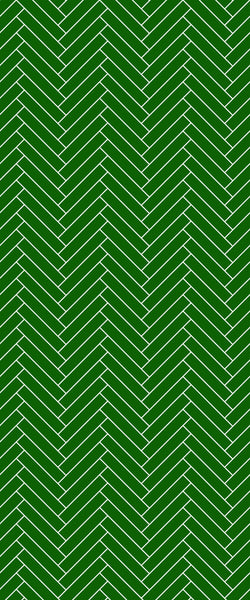 Sample of Green Double Herringbone Tile Acrylic Shower Wall Panel 2440mm x 1220mm
