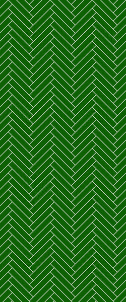 Sample of Green Double Herringbone Tile Acrylic Shower Wall Panel 2440mm x 1220mm
