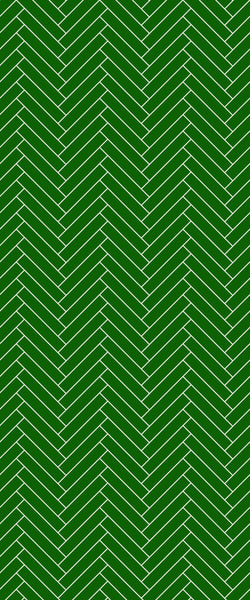 Green Double Herringbone Tile Acrylic Shower Wall Panel 2440mm x 1220mm (3mm Thick)