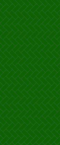 Green Diagonal Herringbone Tile Acrylic Shower Wall Panel 2440mm x 1220mm (3mm Thick) - CladdTech