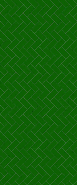 Green Diagonal Herringbone Tile Acrylic Shower Wall Panel 2440mm x 1220mm (3mm Thick) - CladdTech