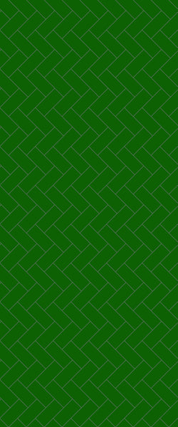 Green Diagonal Herringbone Tile Acrylic Shower Wall Panel 2440mm x 1220mm (3mm Thick) - CladdTech