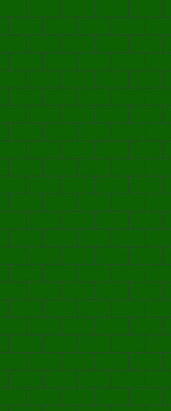 Green Subway Tile Acrylic Shower Wall Panel 2440mm x 1220mm - CladdTech