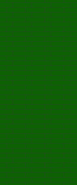 Green Brickslips Tile Acrylic Shower Wall Panel 2440mm x 1220mm (3mm Thick) - CladdTech