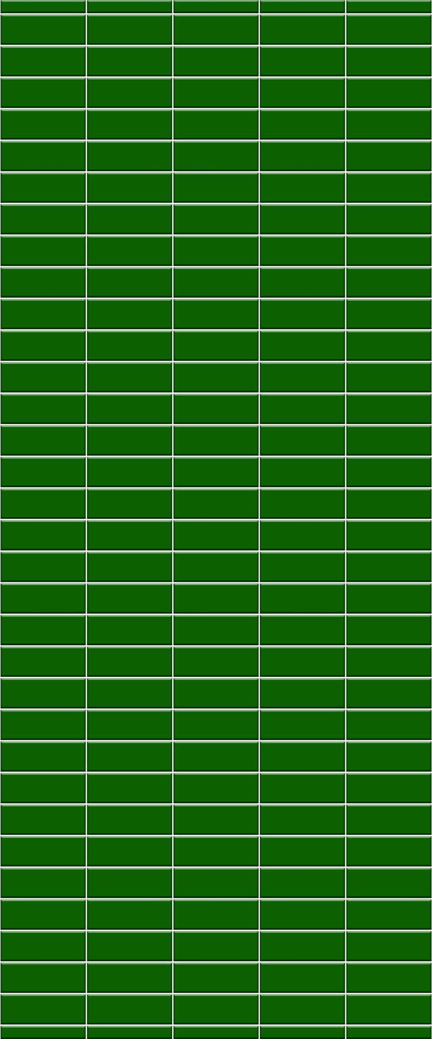 Green Horizontal Block Tile Acrylic Shower Wall Panel 2440mm x 1220mm (3mm Thick) - CladdTech