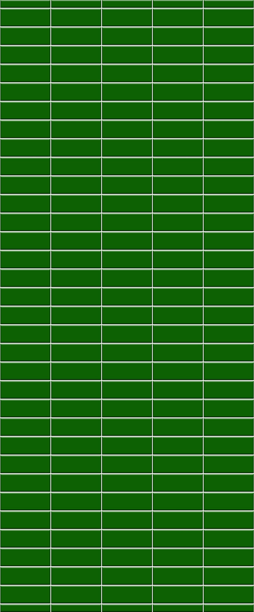 Green Horizontal Block Tile Acrylic Shower Wall Panel 2440mm x 1220mm (3mm Thick) - CladdTech