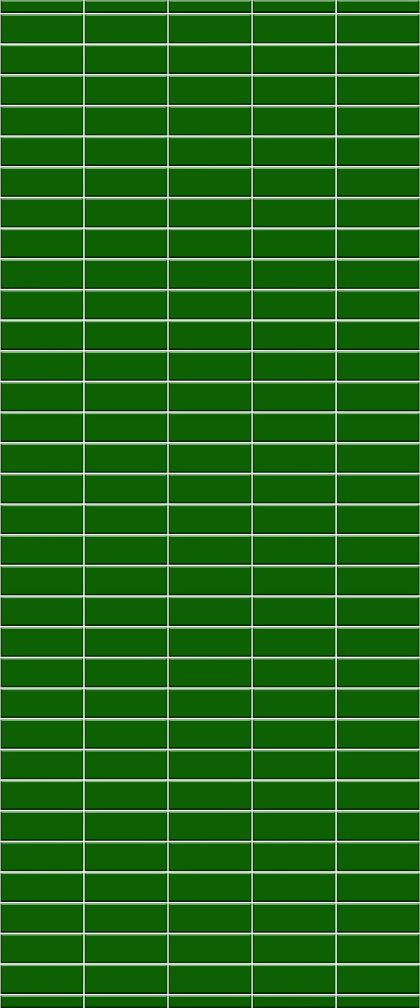 Green Horizontal Block Tile Acrylic Shower Wall Panel 2440mm x 1220mm (3mm Thick) - CladdTech