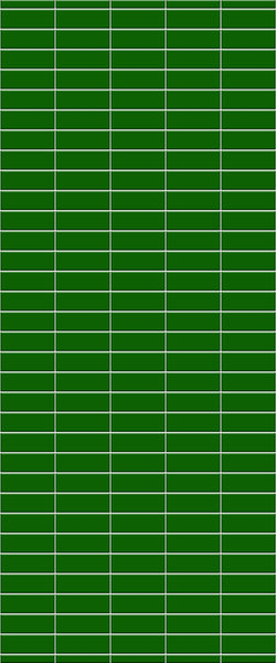 Green Horizontal Block Tile Acrylic Shower Wall Panel 2440mm x 1220mm (3mm Thick) - CladdTech