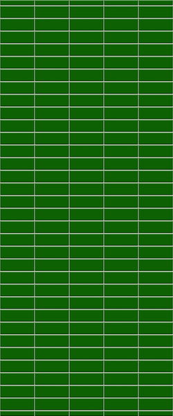 Green Horizontal Block Tile Acrylic Shower Wall Panel 2440mm x 1220mm (3mm Thick) - CladdTech