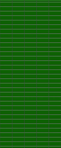 Green Horizontal Block Tile Acrylic Shower Wall Panel 2440mm x 1220mm (3mm Thick) - CladdTech