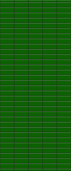 Green Horizontal Block Tile Acrylic Shower Wall Panel 2440mm x 1220mm (3mm Thick) - CladdTech