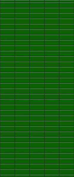 Green Horizontal Block Tile Acrylic Shower Wall Panel 2440mm x 1220mm (3mm Thick) - CladdTech