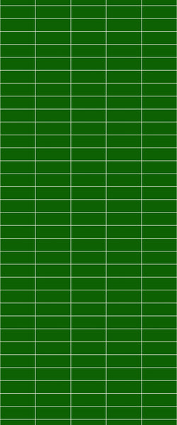 Green Horizontal Block Tile Acrylic Shower Wall Panel 2440mm x 1220mm (3mm Thick) - CladdTech